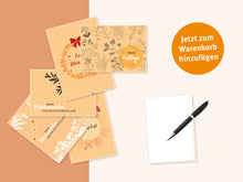 Lade das Bild in den Galerie-Viewer, Weihnachtskarten-Set kostenlos
