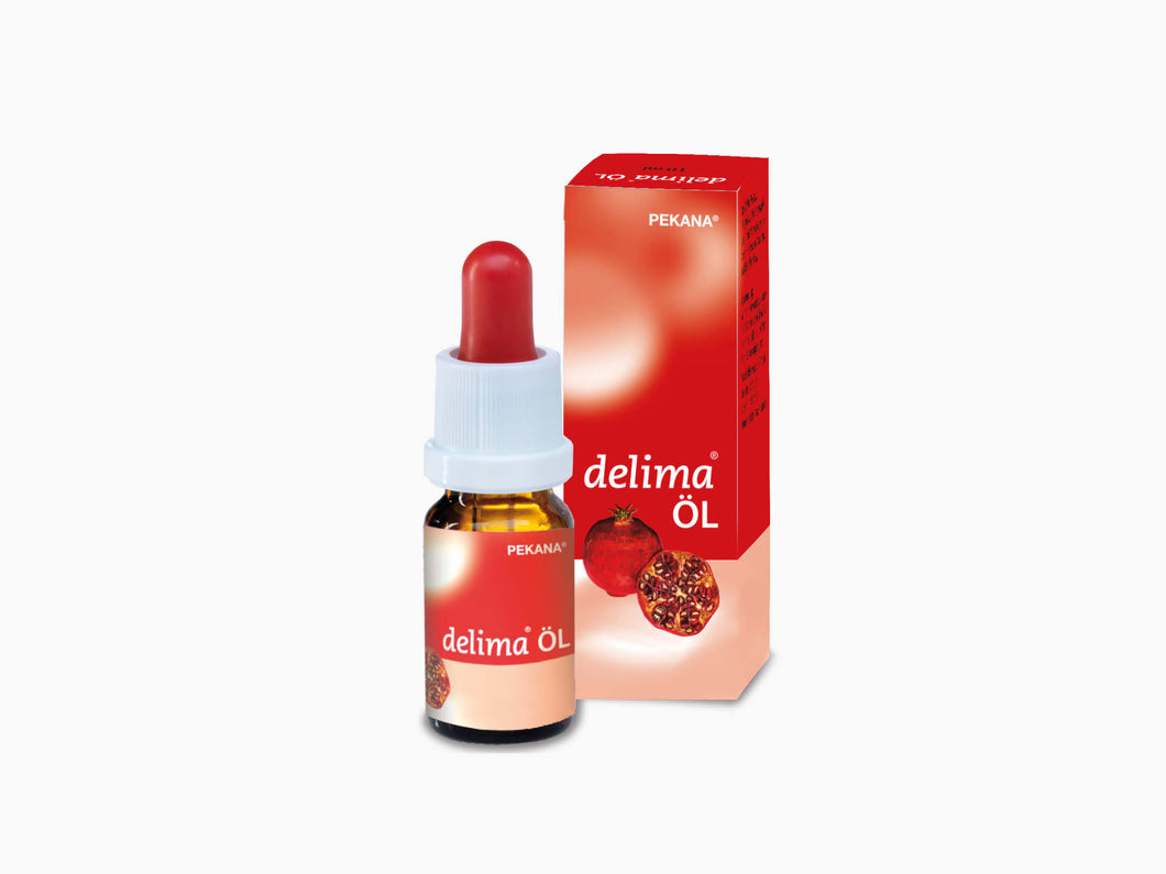 Flasche  +  Umkarton delima Öl