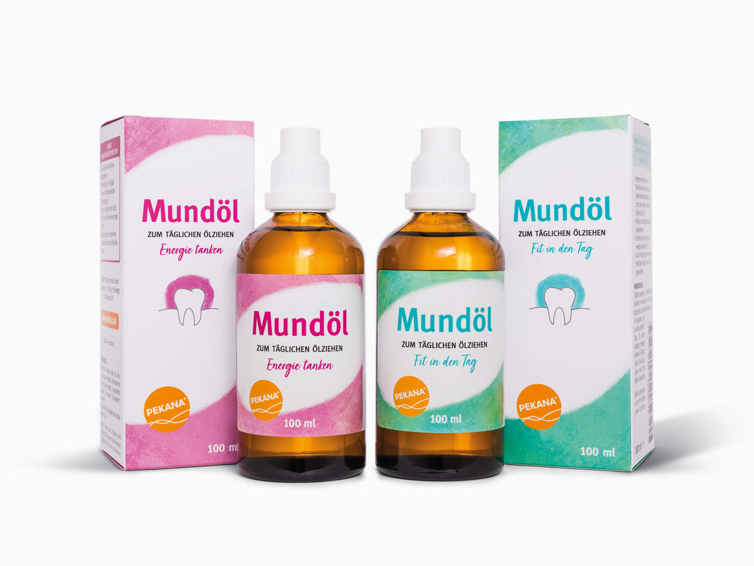 2 x Mundöl Flaschen + Umkartons